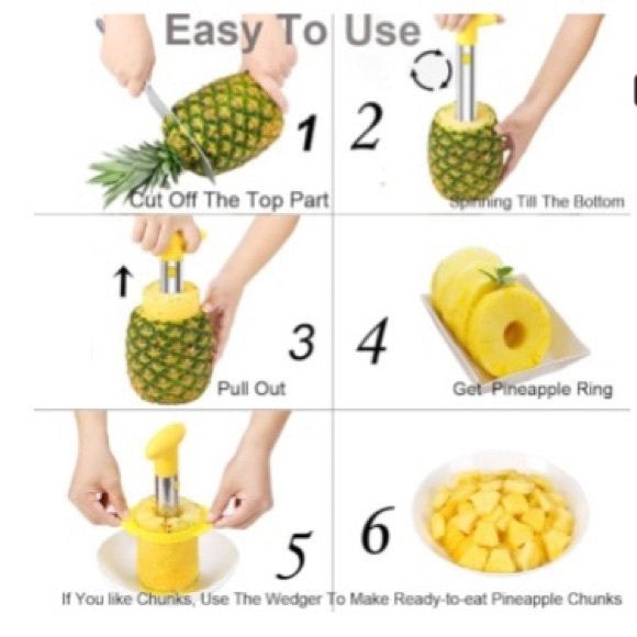 Stainless Steel Fruit Pineapple Peeler Corer Slicer Cutter - Picture 5 of 6